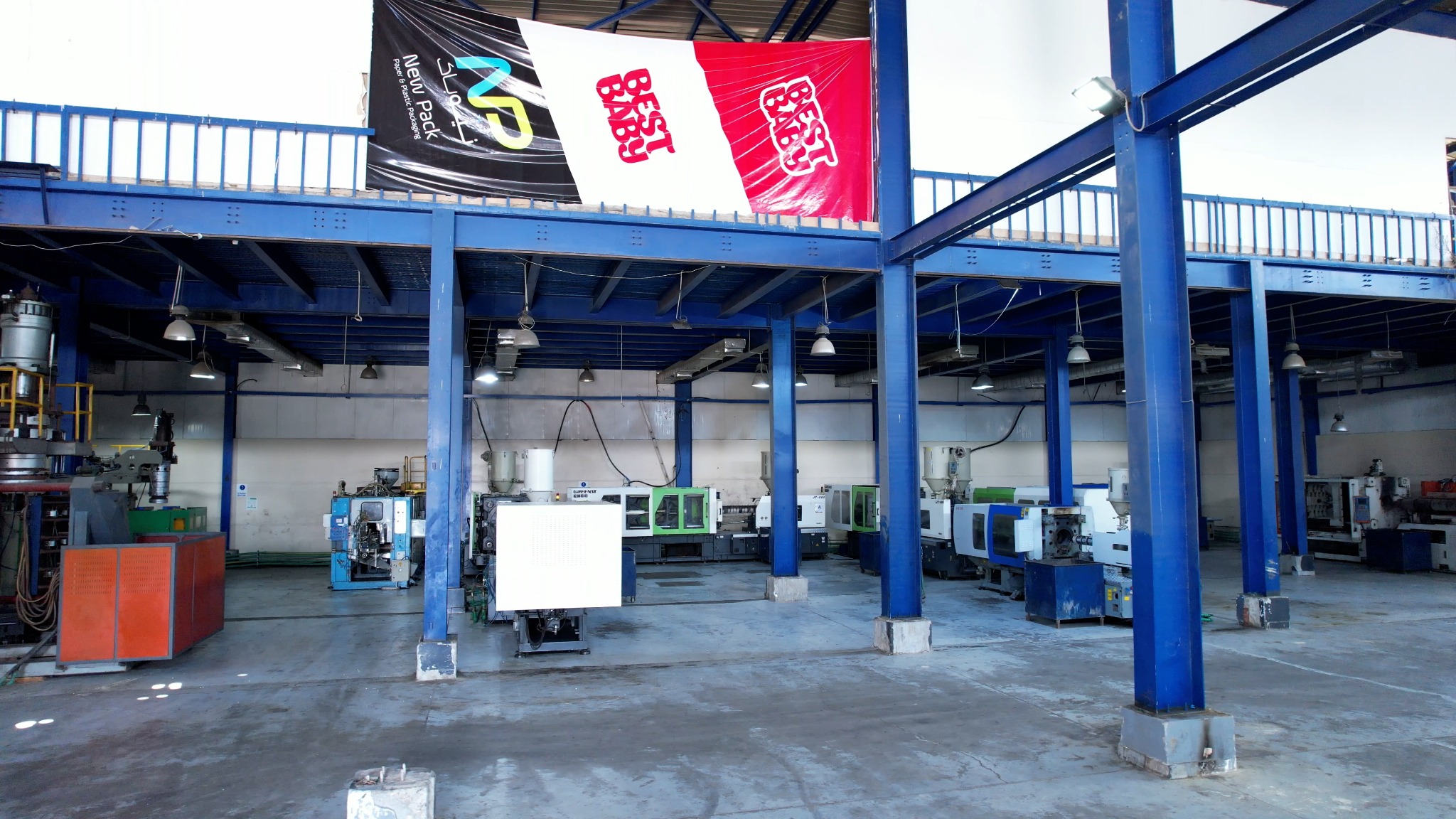 Factory structure and machines